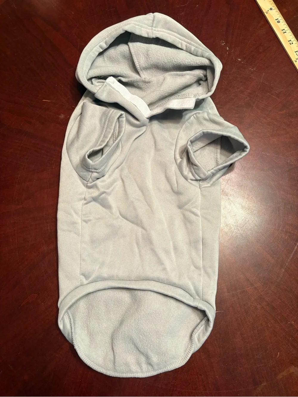 Take It Easy Light Gray & Orange Dog Hoodie